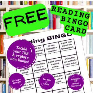 product image for free reading bingo card blind date with a book